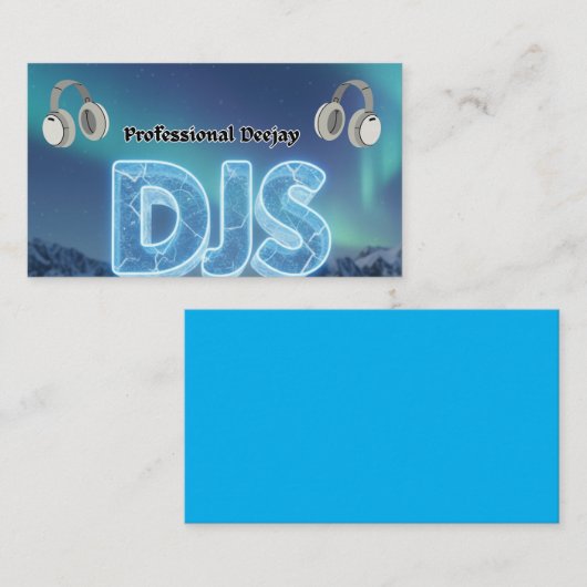 DJs Professional 名刺 (正面/裏面)
