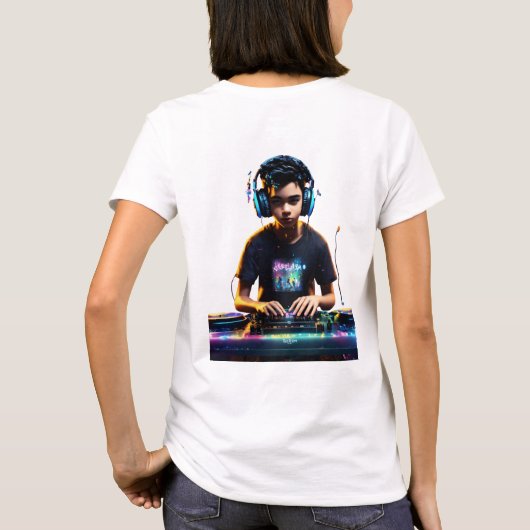 DJ's Vision: The Pulse of the Dance Floor Tシャツ (裏面)