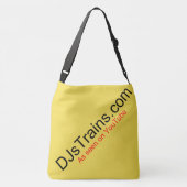 DJsTrains.comのロゴの交差体のトート クロスボディバッグ (裏面)