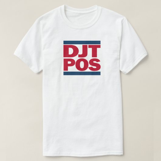 DJT-POS_ホワイトTシャツ Tシャツ (デザイン正面)