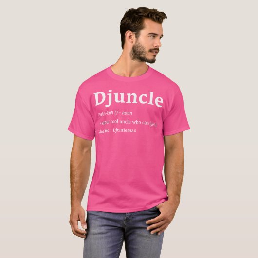 Djuncle Funny Djent Uncle Sayings Djentleman Djent Tシャツ (正面フル)