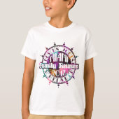 DJWの懇親会の2017年のマイアミの公式ティー(子供) Tシャツ (正面)