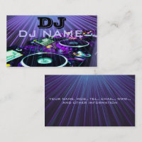 djの名刺 名刺 | Zazzle.co.jp