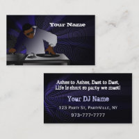 DJの名刺 名刺 | Zazzle.co.jp