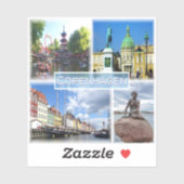 DKコペンハーゲン – ティボリガーデン – アミレンボルグ郡 シール (シート)