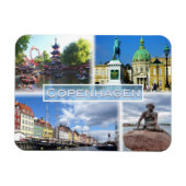 DKコペンハーゲン – ティボリガーデン – アミレンボルグ郡 マグネット (横)