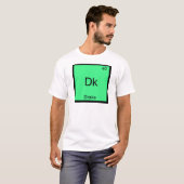 Dk - ドレイク おもしろ 化学 元素記号 Tシャツ (正面フル)