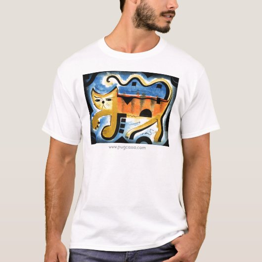 dk_2005aug8b、www.pugcasso.com tシャツ (正面)