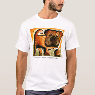 dk_2008may25e、Shar Pei - www.pugcasso.com Tシャツ