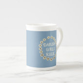 DK Girls Rule Mug ボーンチャイナマグカップ (正面右)