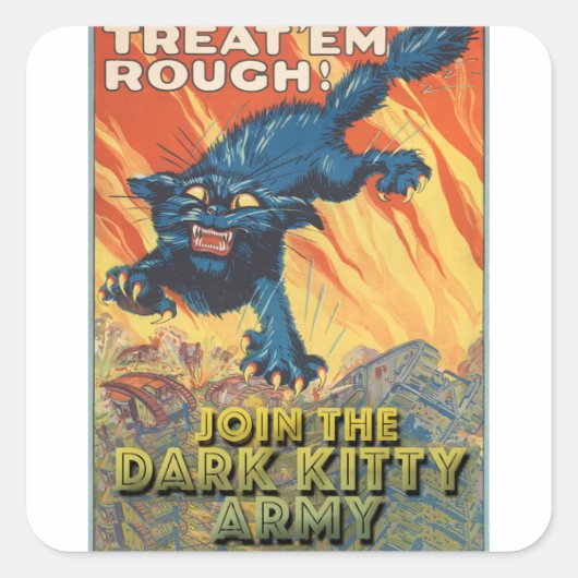 DKAステッカーに参加 スクエアシール (正面)