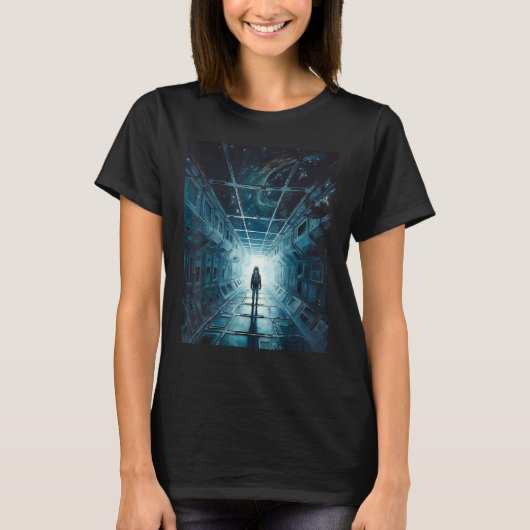 DKH138 Sci fi Graphic  Sweet Void Bliss Tシャツ (正面)
