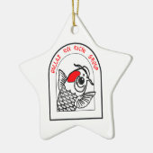 DKKの星のオーナメント セラミックオーナメント (左)