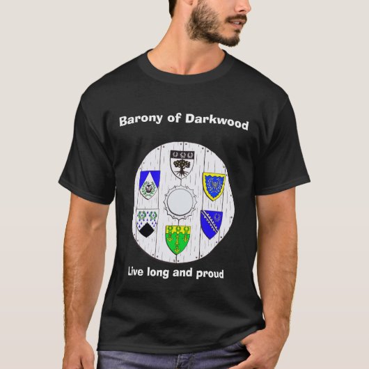 DKWD-CNTNS 2のDarkwoodの生きている長いのBaronyおよび… Tシャツ (正面)