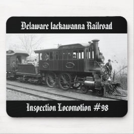 DL+ Wの蒸気の点検機関車 マウスパッド
