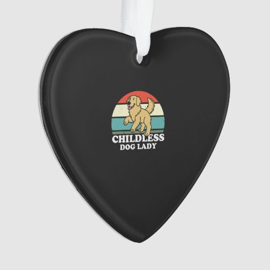 dless Dog Lady オーナメント (正面)
