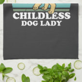 dless Dog Lady キッチンタオル (折り畳み)