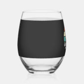 dless Dog Lady ステムなしワイングラス (右)