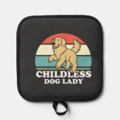 dless Dog Lady 鍋敷き (正面)