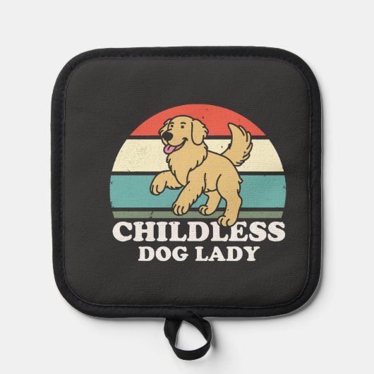 dless Dog Lady 鍋敷き (正面)