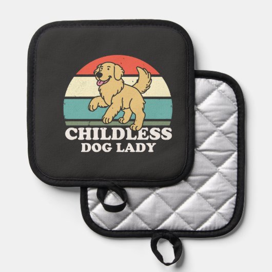 dless Dog Lady 鍋敷き (正面/裏面)