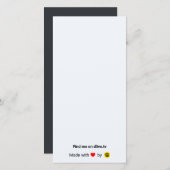 DLiveのサンキューカード サンキューカード (正面/裏面)