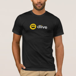 DLiveのロゴの前部箱 Tシャツ