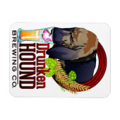 Dlongken Hound Brewing Co.マグネット マグネット (横)