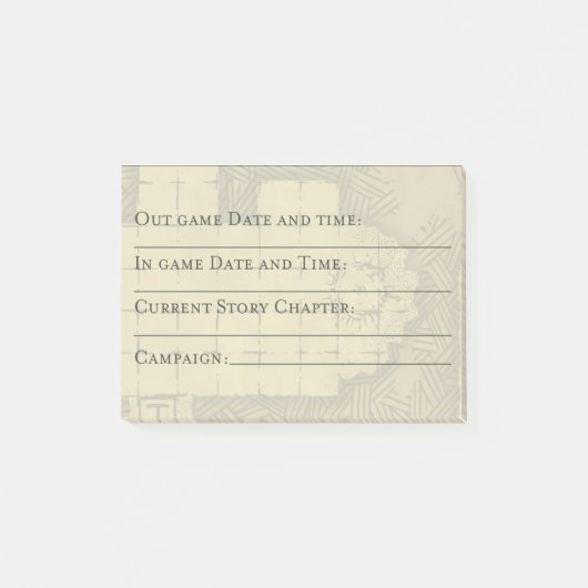 DMグラフィックのポストイットオーガナイザー；日付、時刻、キャンペーン ポストイット (正面)