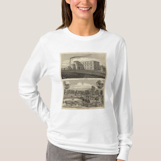 DMハワードのTopekaの澱粉のWorksandの住宅 Tシャツ (正面)