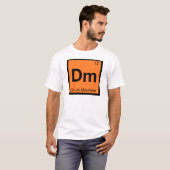 Dm – ドラムマシン化学周期表記号 tシャツ (正面フル)
