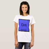 Dm - 民主党員が笑う化学記号Tシャツ Tシャツ (正面フル)