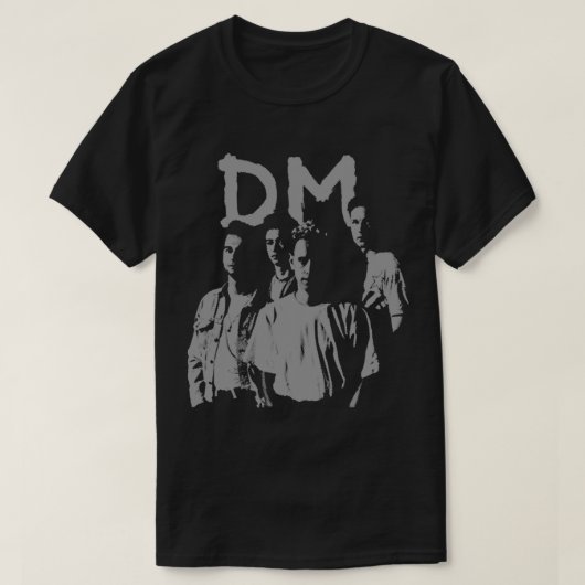 DM - 80s synth ポップ・アートの Premium Tシャツ (デザイン正面)