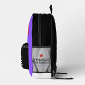 D'Maglioとバックパック – 実際 プリントバックパック (右)