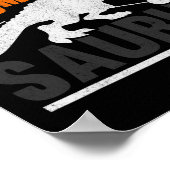 Dminto Saurus Rex Birdie Shuttle Dinosaur Dminton  ポスター (角)