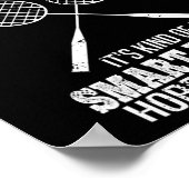 Dmintonおもしろいが嫌いなもしら大丈夫 ポスター (角)