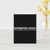 Dmintonトレーナおもしろいー定義Dminton Coach カード (黄色い花)