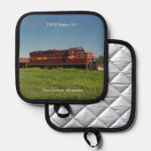 DMIRエンジン316ポットホルダー 鍋敷き (正面/裏面)