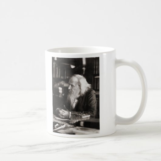 Dmitri Ivanovich Mendeleevのポートレート コーヒーマグカップ (右)