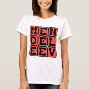 Dmitri Mendeleev氏(化学者ロシアの) Tシャツ
