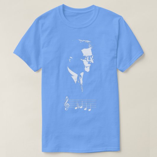 Dmitri Shostakaovich DSCHモチーフ楽音景品 Tシャツ (デザイン正面)