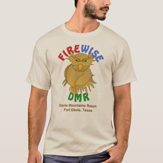 DMR Firewise Owl Tシャツ(背景なし) Tシャツ (正面)