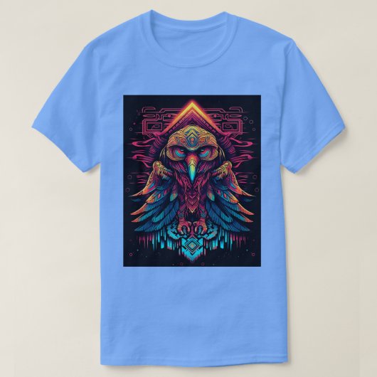 DMTアートシャーマンイーグル2 Tシャツ (デザイン正面)