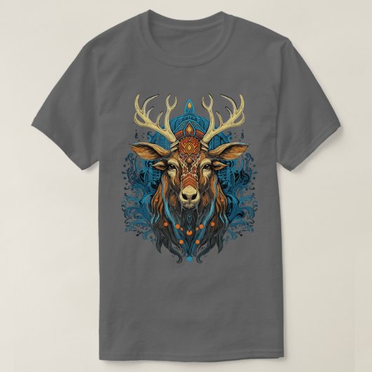 DMTアートトナサイケデリックーダー Tシャツ (デザイン正面)