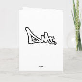 Dmt.による落書きのクリスマスカード シーズンカード (裏面)