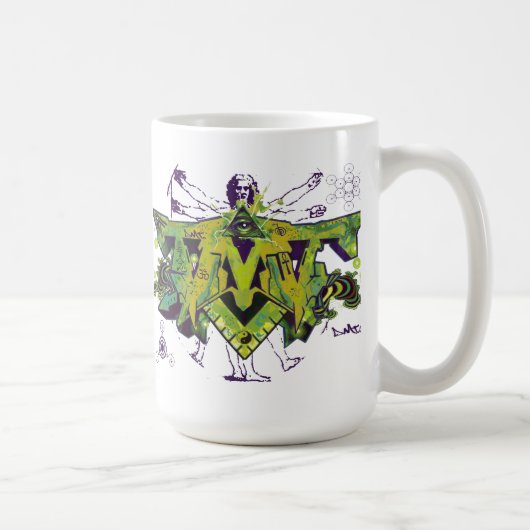 DMT AYAHUASCAの付属品のマグ コーヒーマグカップ (右)