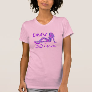 DMVの花型女性歌手のTシャツ Tシャツ
