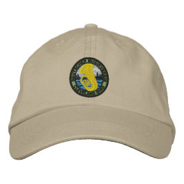 DMVの野球帽色のロゴ 刺繍入りキャップ