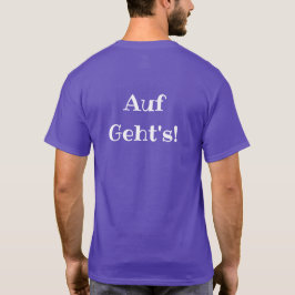 DMV Auf Geht! Tシャツの白のロゴ Tシャツ
