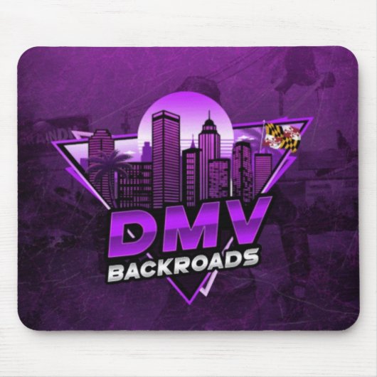DMV Backroads Background Mouse Pad マウスパッド (正面)